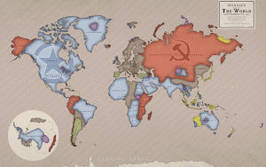 Map of the World 1947